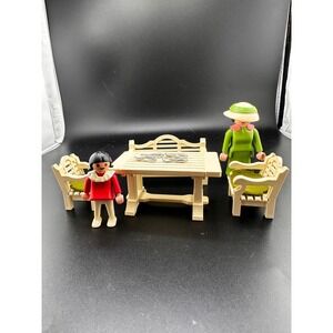 Playmobil Victorian Mansion 1989 Patio Set 5323 READ